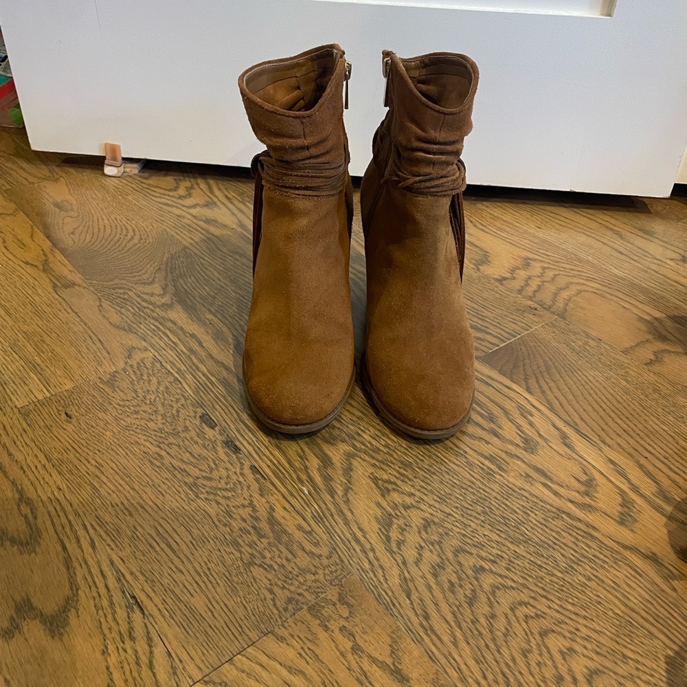 Jessica Simpson Chestnut Ankle Booties